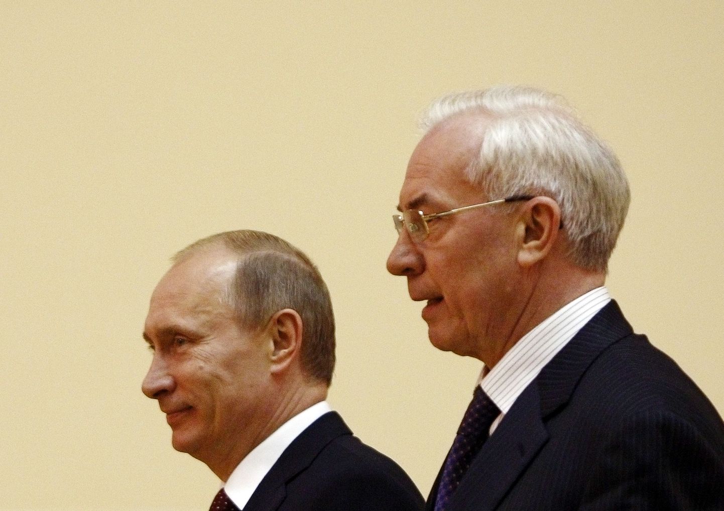 Venemaa peaminister Vladimir Putin ja tema Ukraina kolleeg Mõkola Azarov.