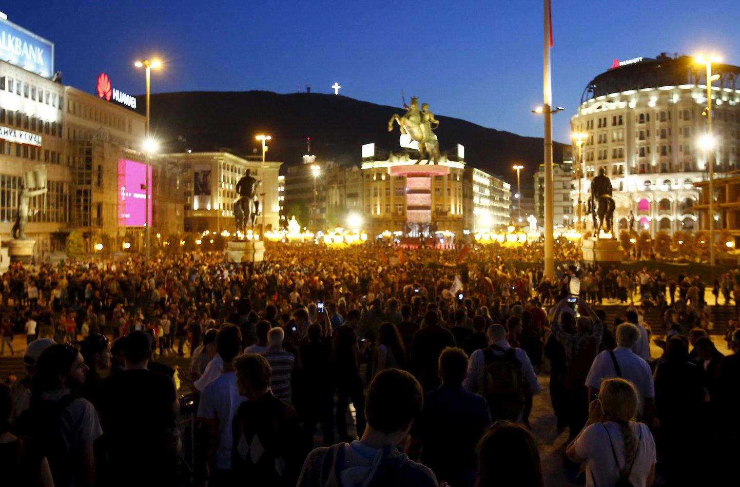 Makedoonias jätkusid reedel valitsusvastased meeleavaldused.
