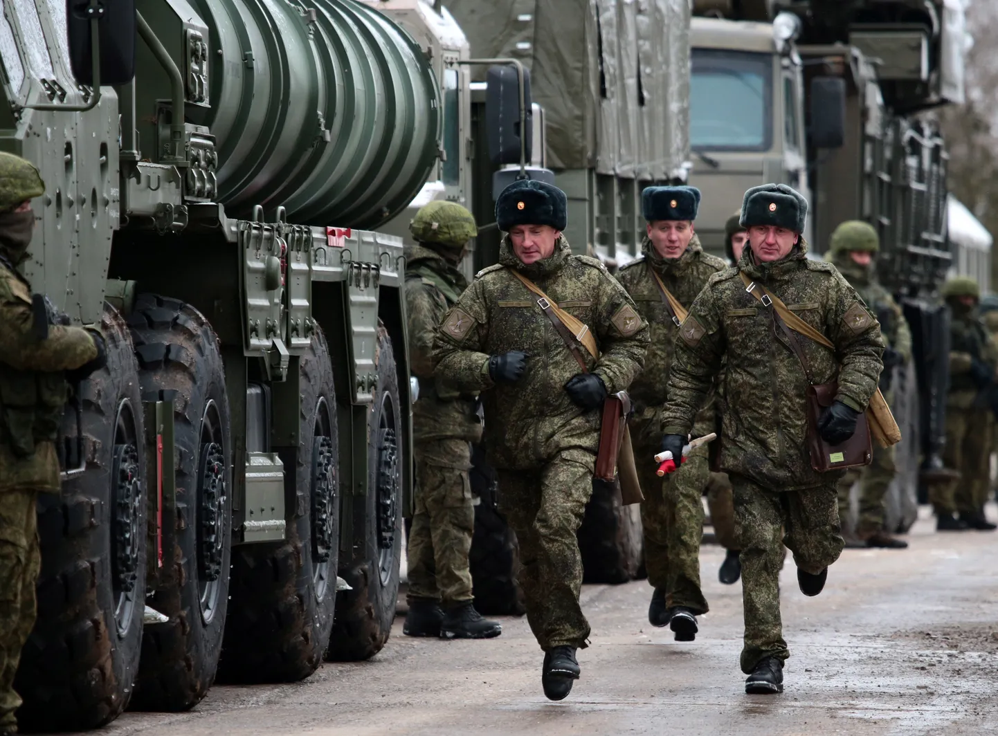 Venemaa sõdurid Krimmis, mille Venemaa anastas 2014 Ukrainalt