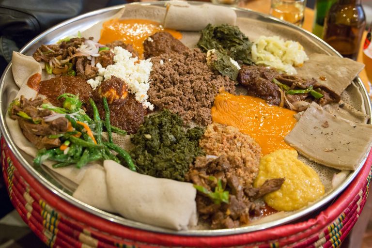 Injera be wot, traditsiooniline Etioopia toit