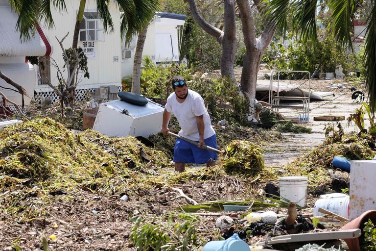 Orkaan Irma purustustööd USAs Floridas.