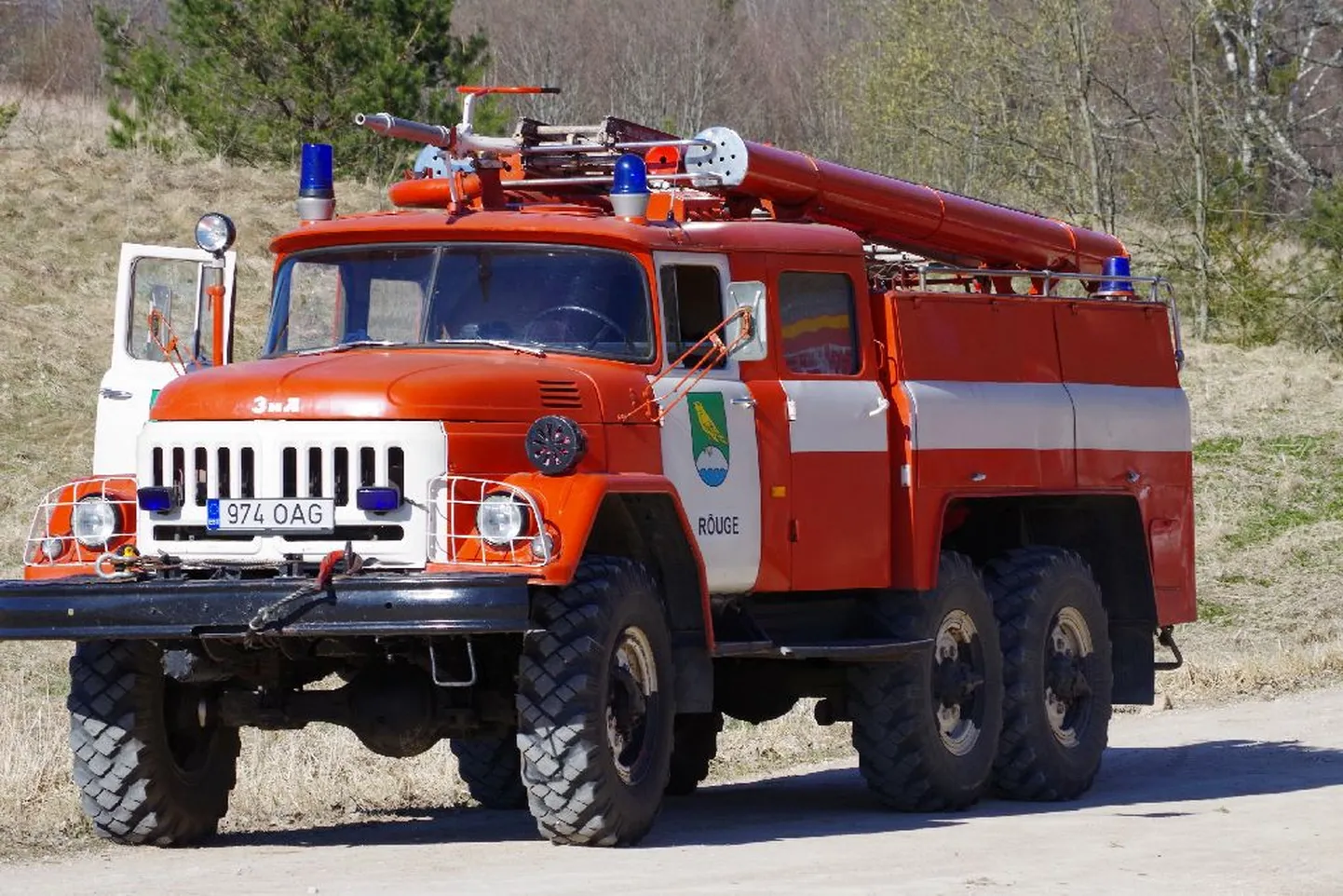 Rõuge vabatahtlike päästeauto. Pilt on illustreeriv.