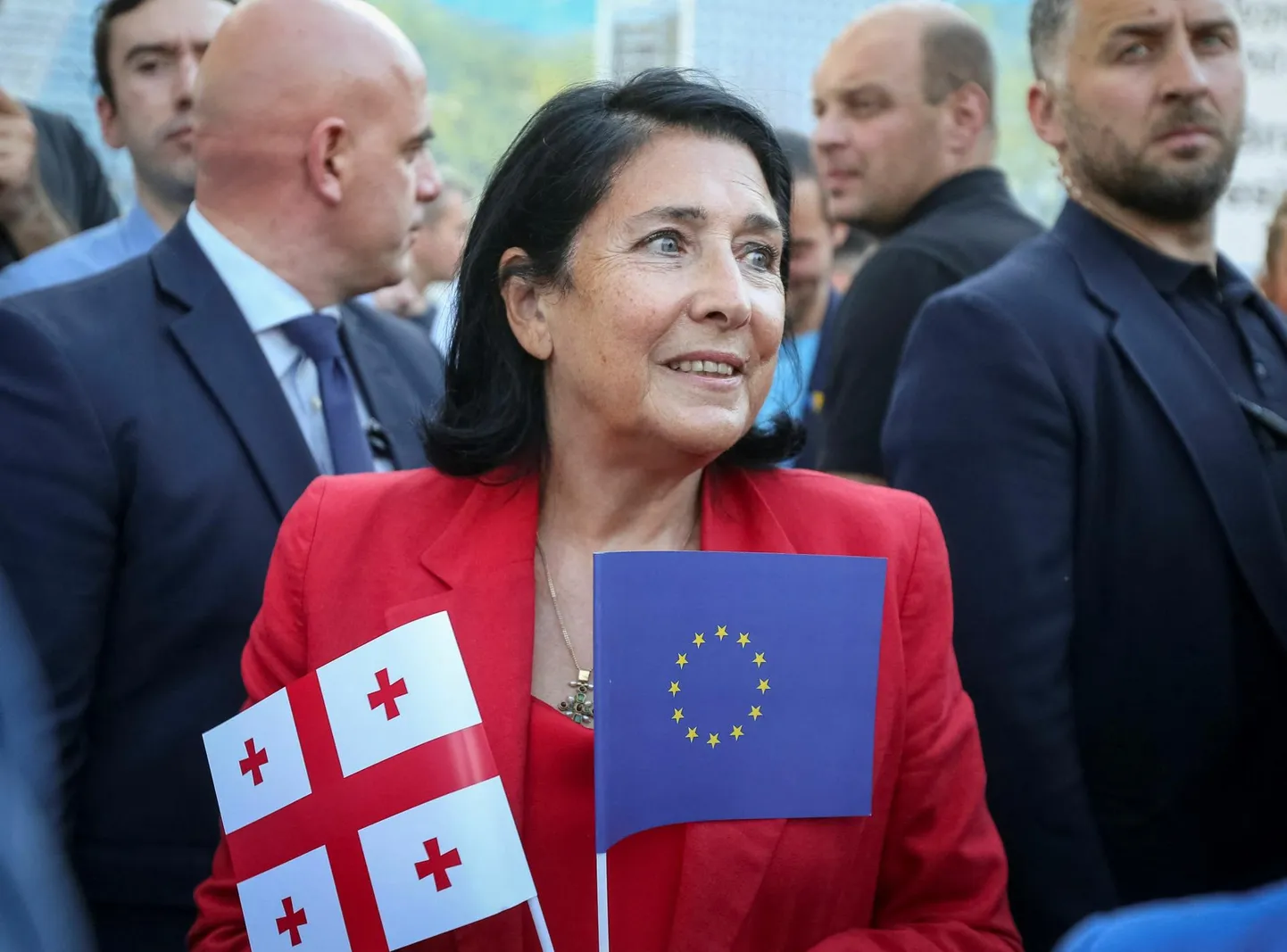 Gruusia president Salomé Zurabišvili. FOTO: Irakli Gedenidze/reuters/scanpix