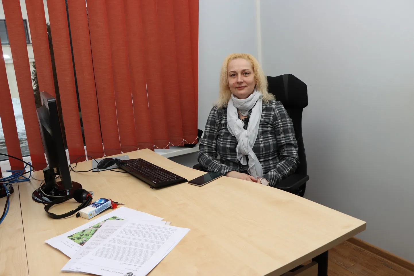 Võru vallavalitsuse uus teedespetsialist Kirsika Kusnets.