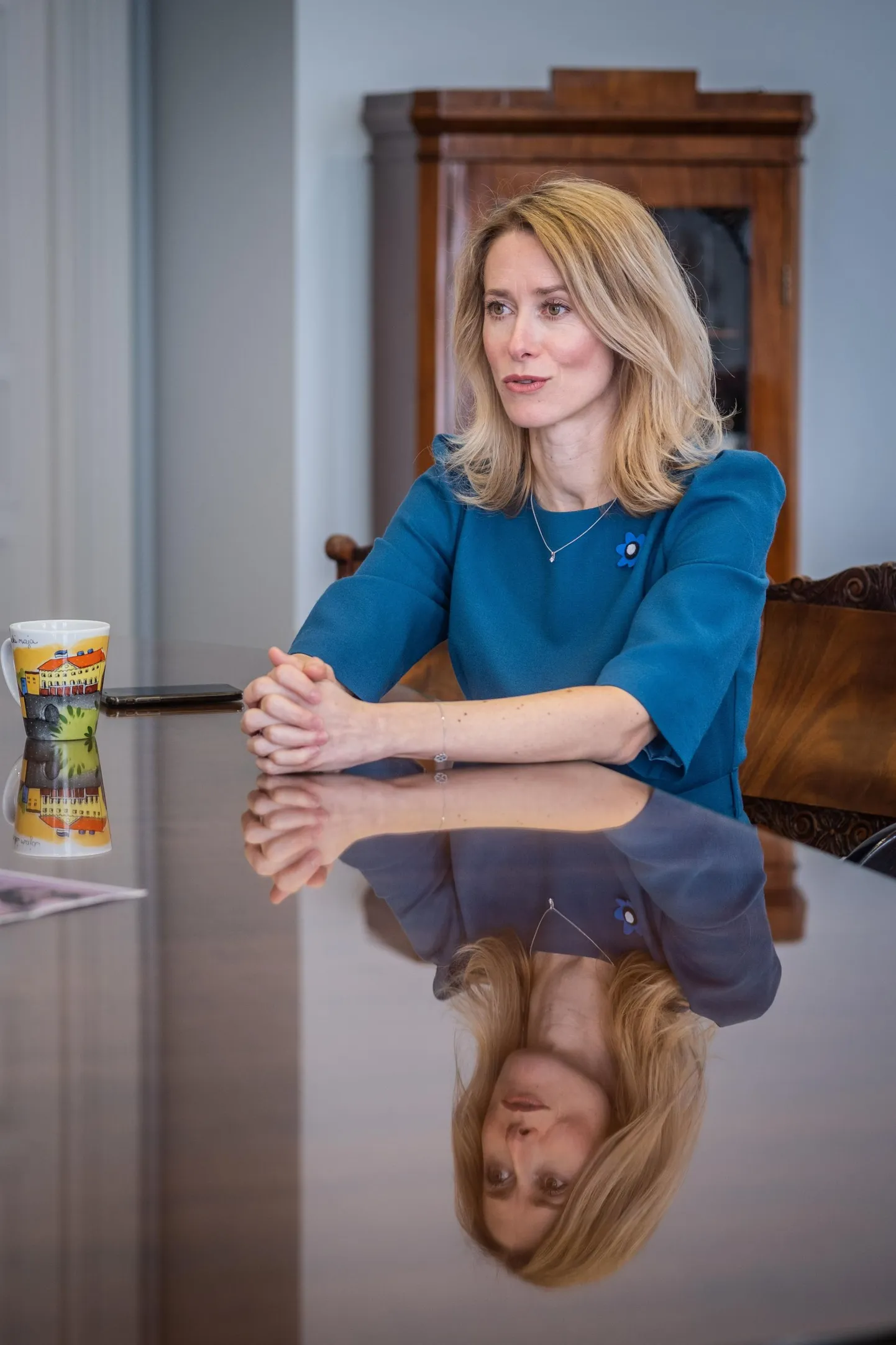 Eesti Vabariigi peaminister Kaja Kallas Stenbocki majas