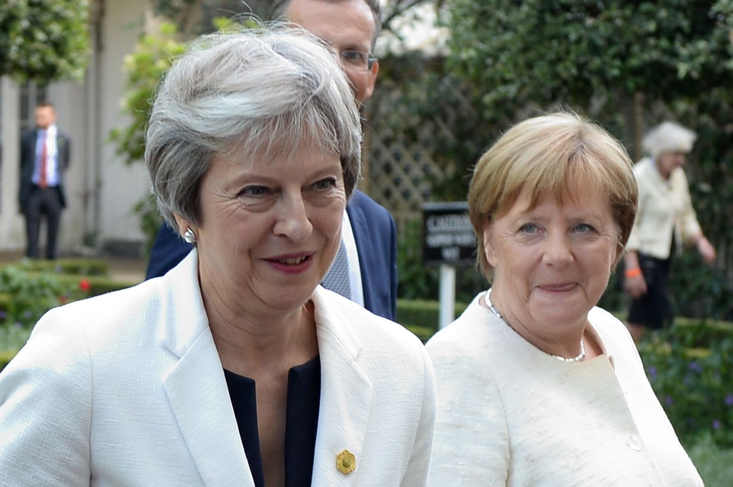 Briti peaminister Theresa May ja Saksa kantsler Angela Merkel.