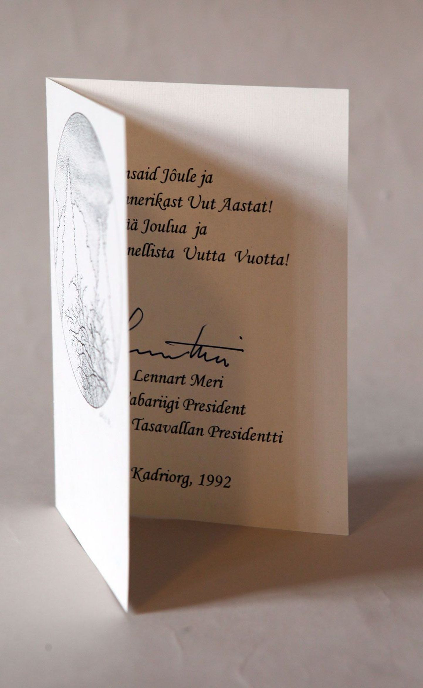 1992 –  Lennart Meri (autor Mare Vint)