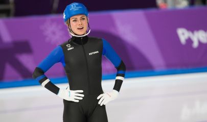 Saskia Alusalu pärast edukat olümpiafinaali.