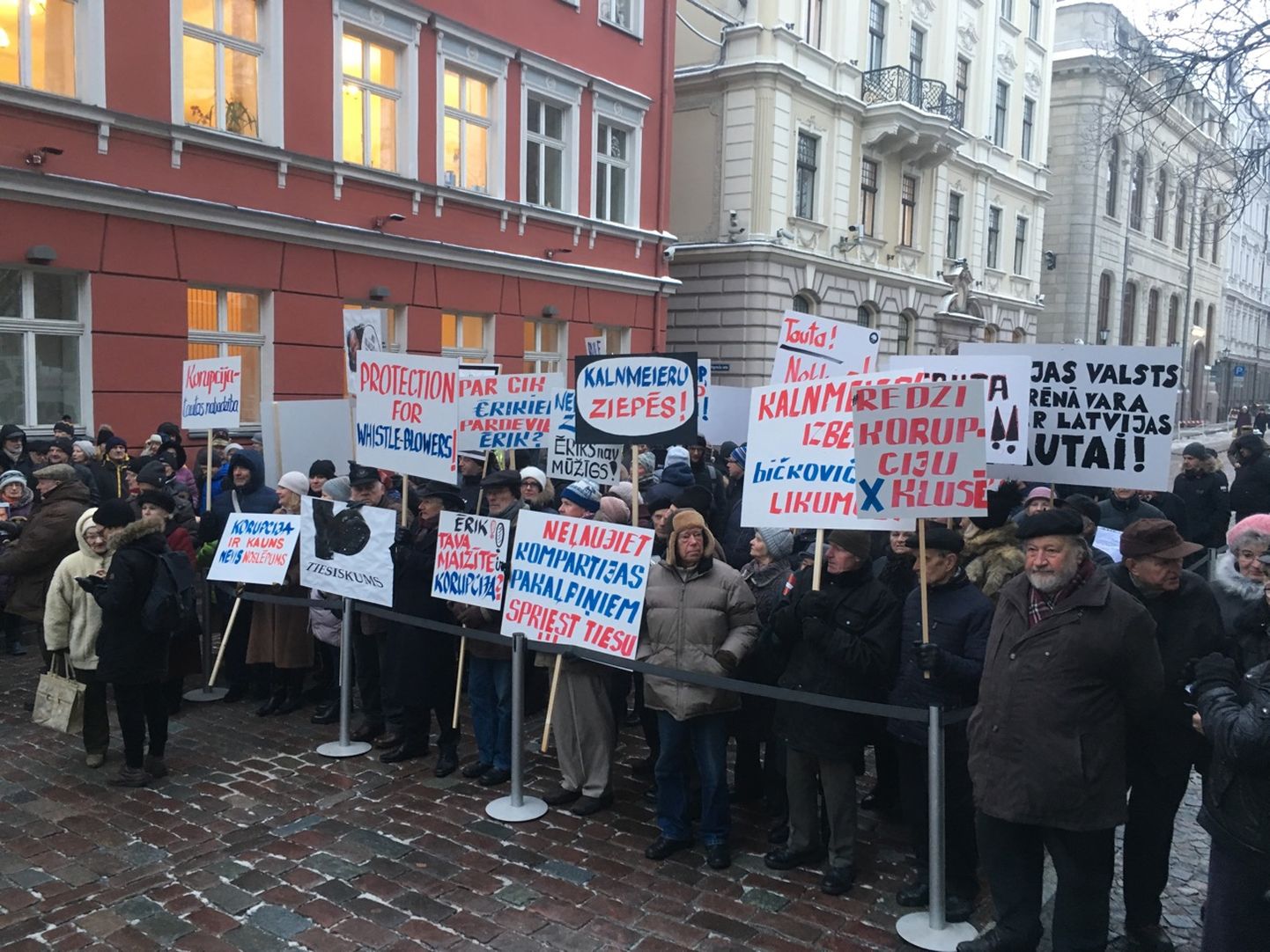 JKP rīkotā tautas sapulce pie Saeimas, 2019. gada 31. janvārī