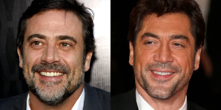 Jeffrey Dean Morgan (vasakul) ja Javier Bardem (paremal).