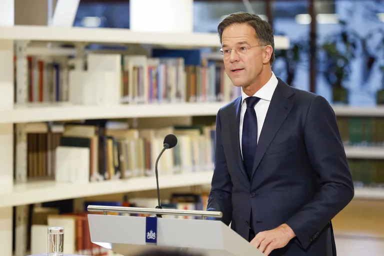 Hollandi peaminister Mark Rutte Haagis 19. detsember 2022.