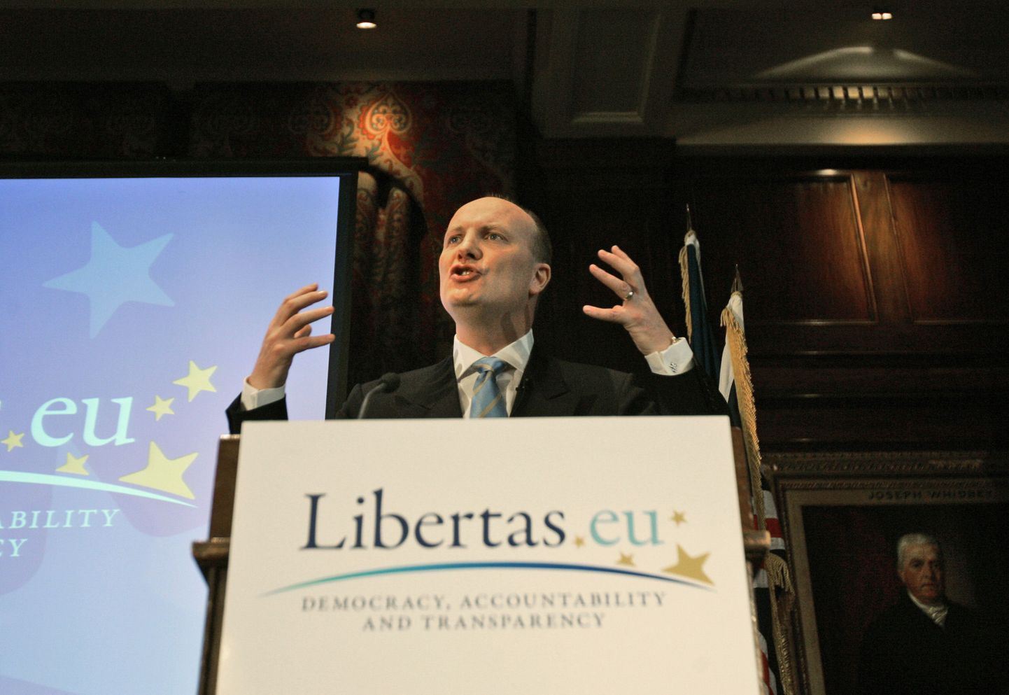 Libertase partei asutaja Euroopas, iiri ärimees Declan Ganley.