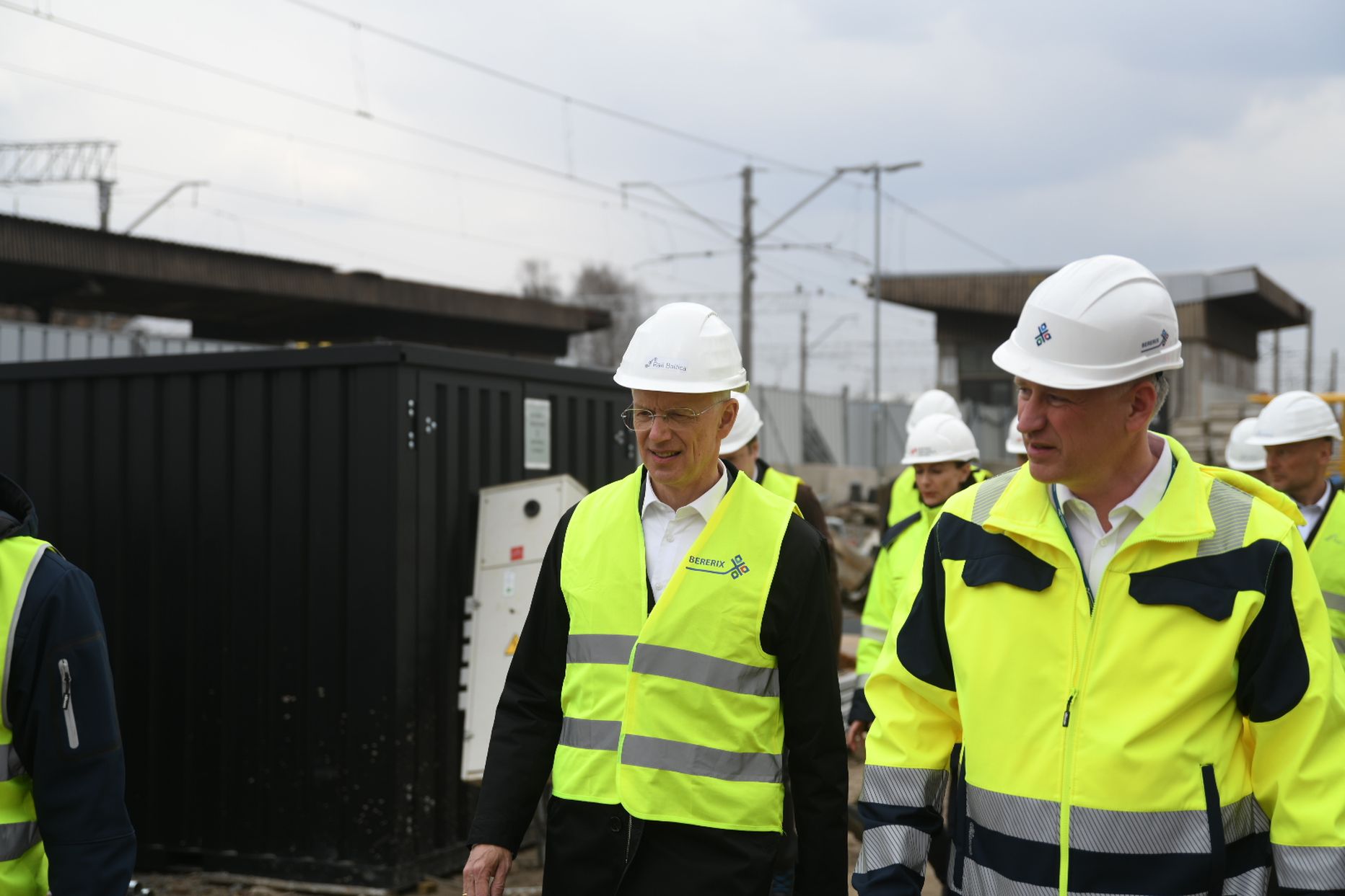 Foto Premjers Apmeklē Rail Baltica Būvlaukumu Rīgā