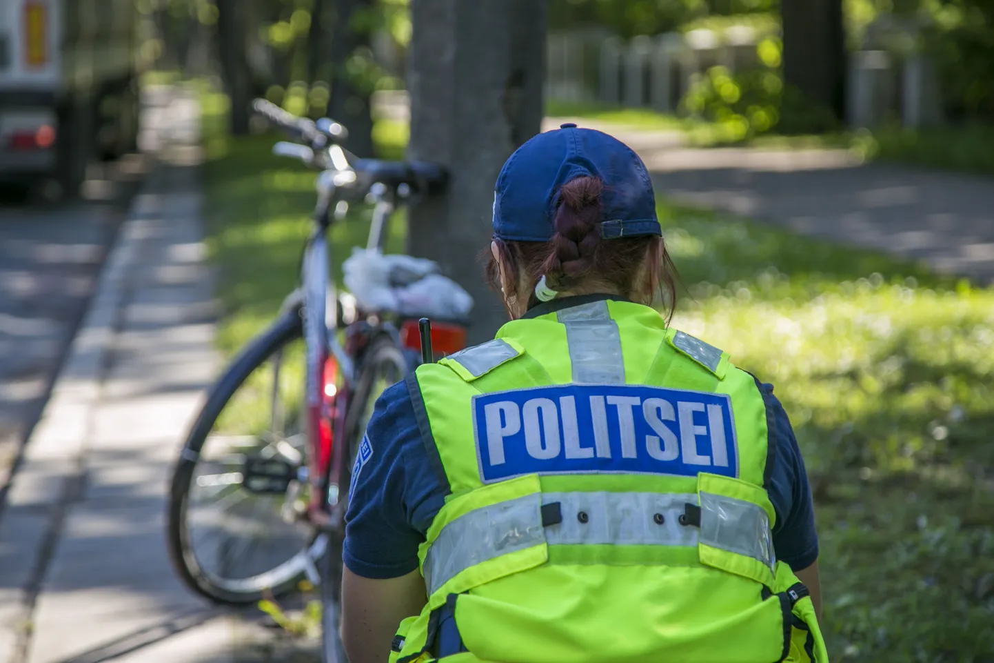 Õnnetus jalgratturiga.