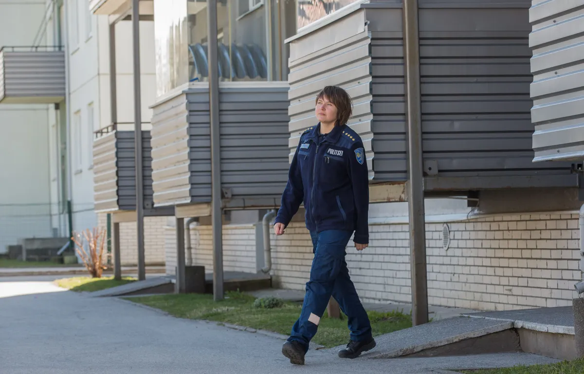 Kalamaja, Kelmiküla ja Karjamaa piirkonnapolitseinik Jekaterina Paškevitš. Foto: Tairo Lutter