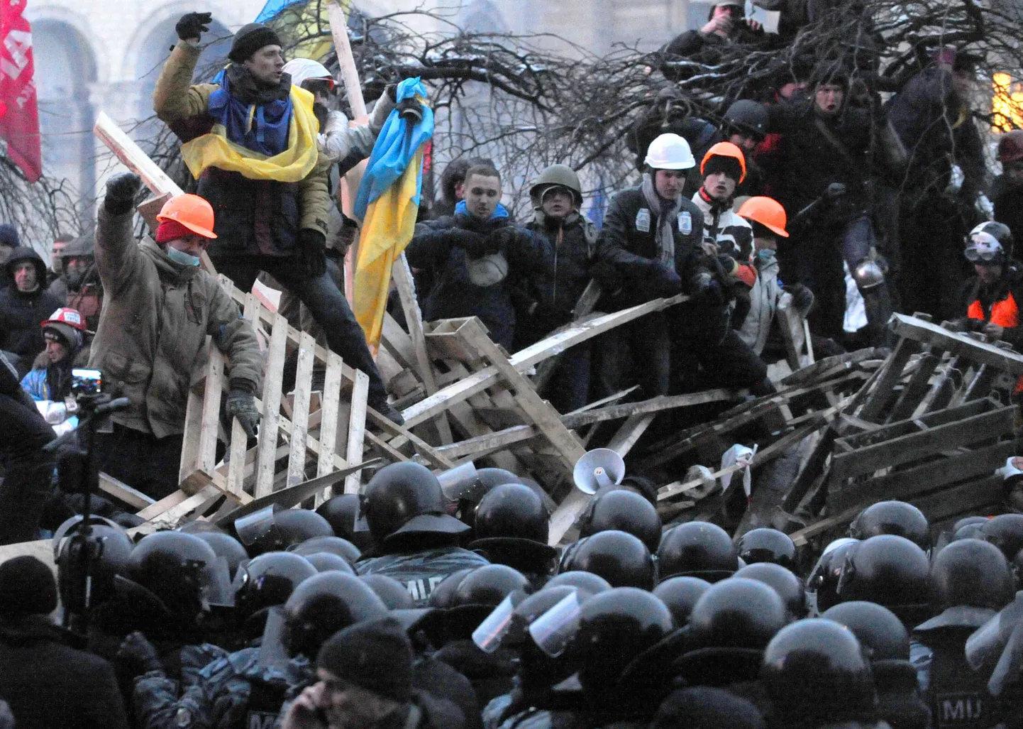 Janukovõtši-vastased protestid Kiievis.
