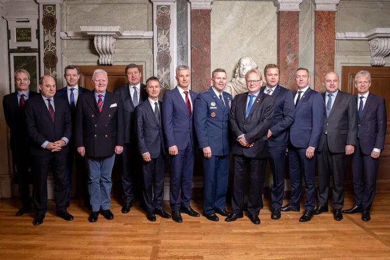 Jüri Luik Põhjala ja Balti riikide kaitseministrite kohtumisel.