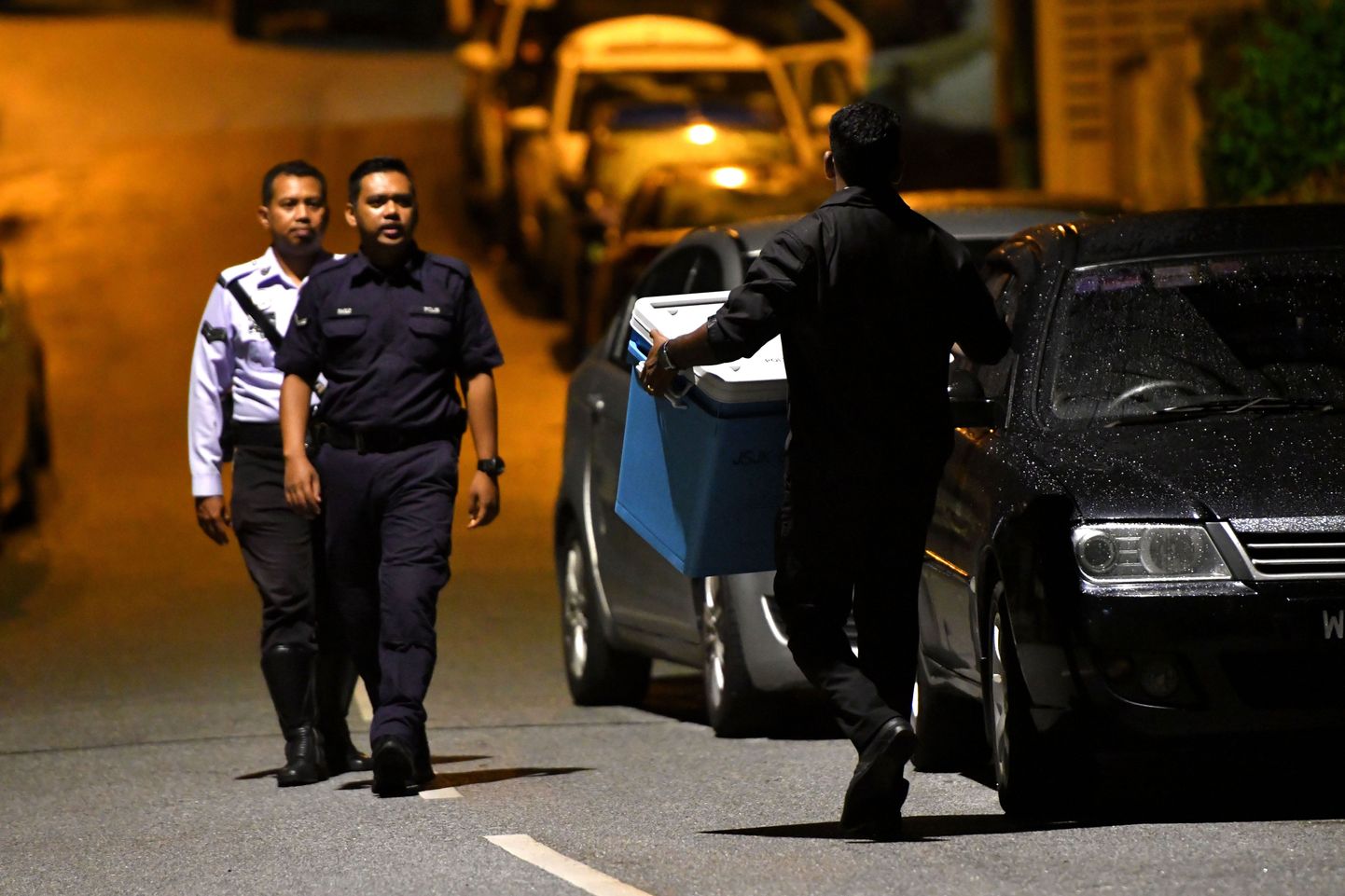 Malaisia politseinikud.