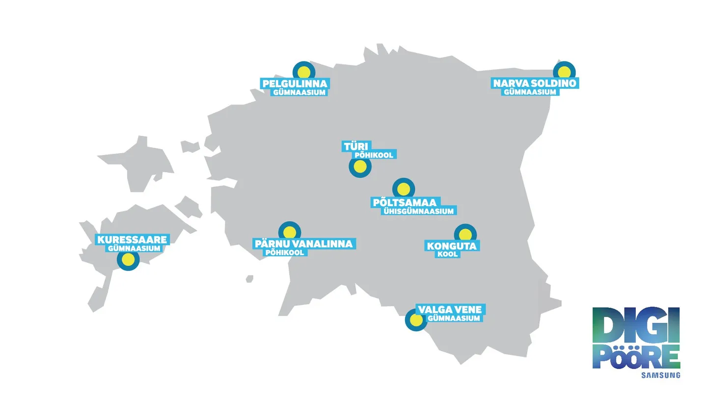 Digipöörde tänavused pilootkoolid