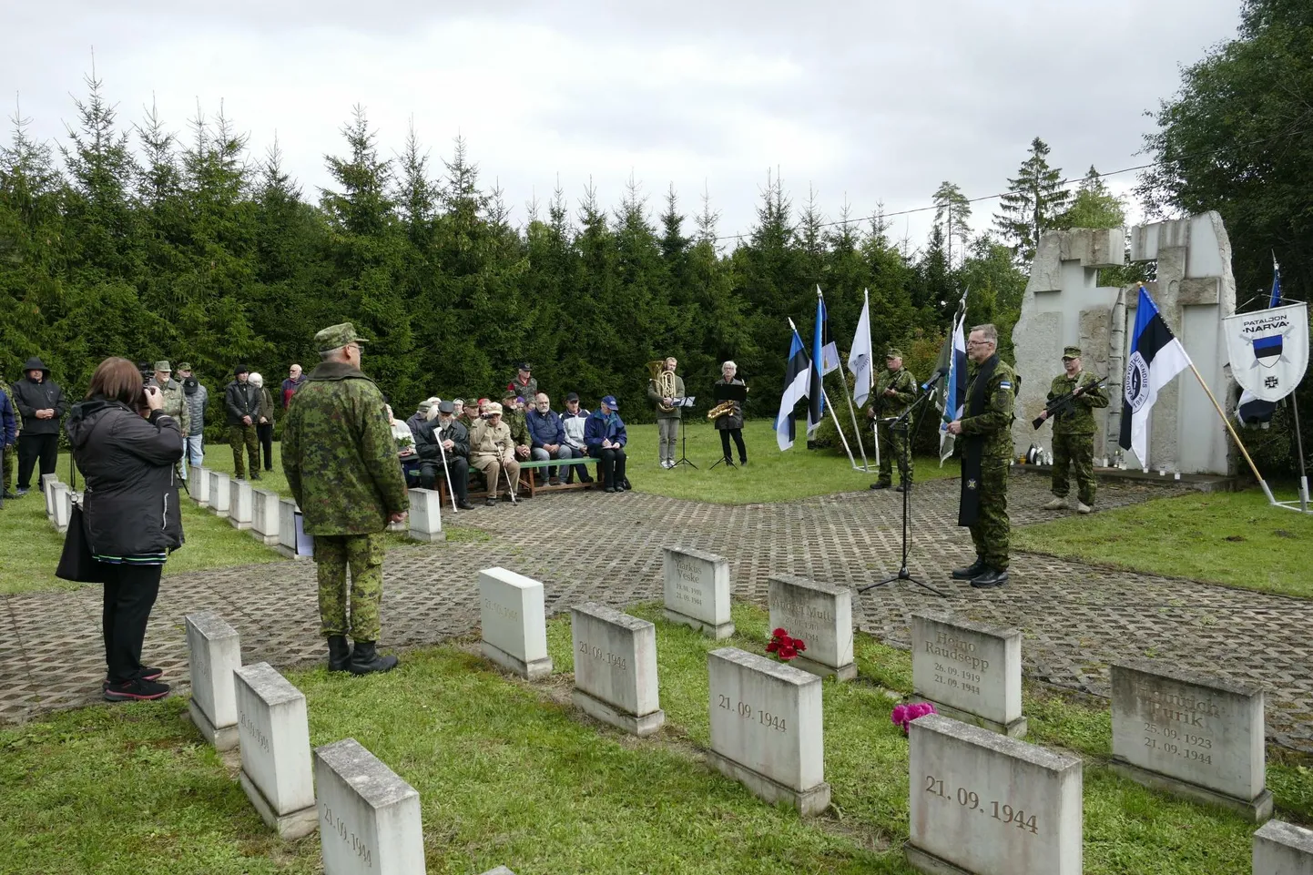 Langenute mälestamine Vistla memoriaali juures eelmise aasta septembris.