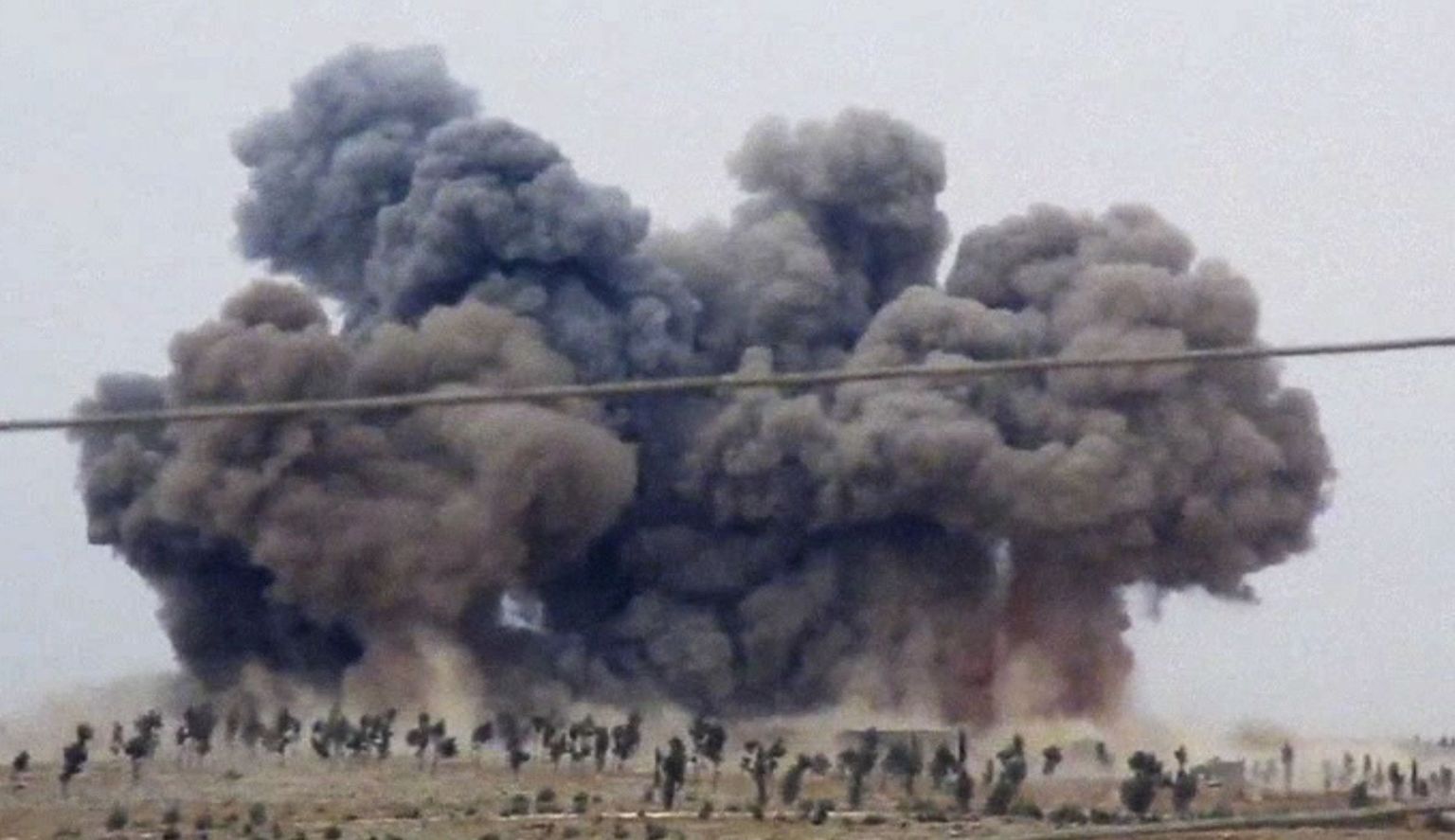 Venemaa õhurünnakud Idlibi provintsis, Lääne-Süürias.