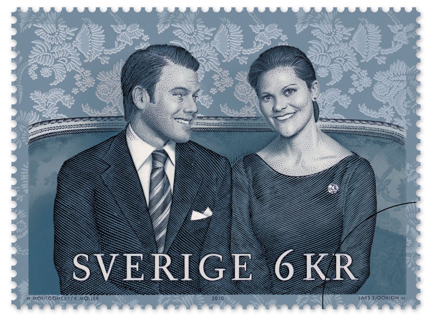 Rootsi koroonprintsess Victoria ja ta kihlatu Daniel Westling margil