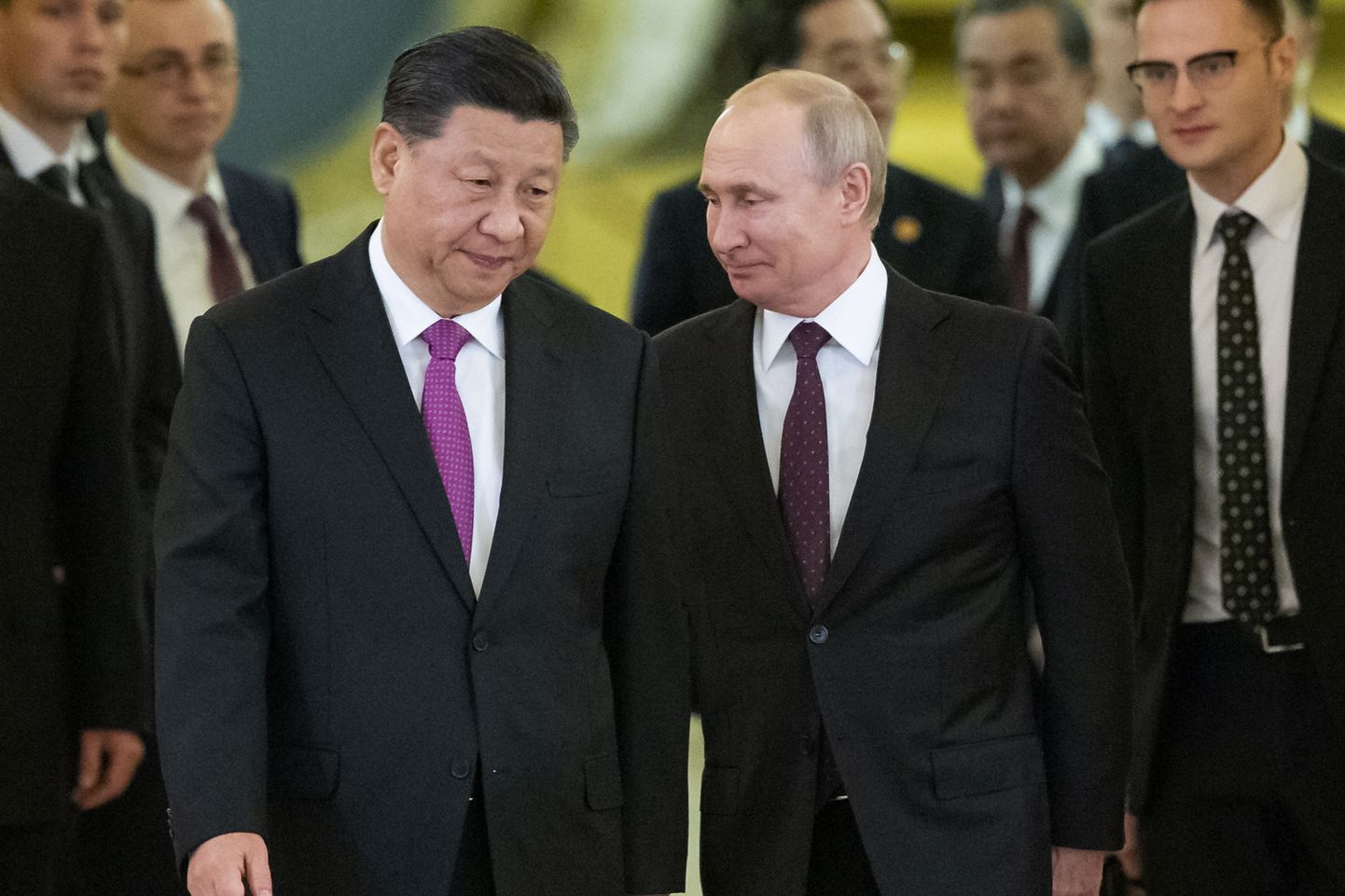 Hiina president Xi Jinping ning Venemaa president Vladimir Putin 2019. aastal.
