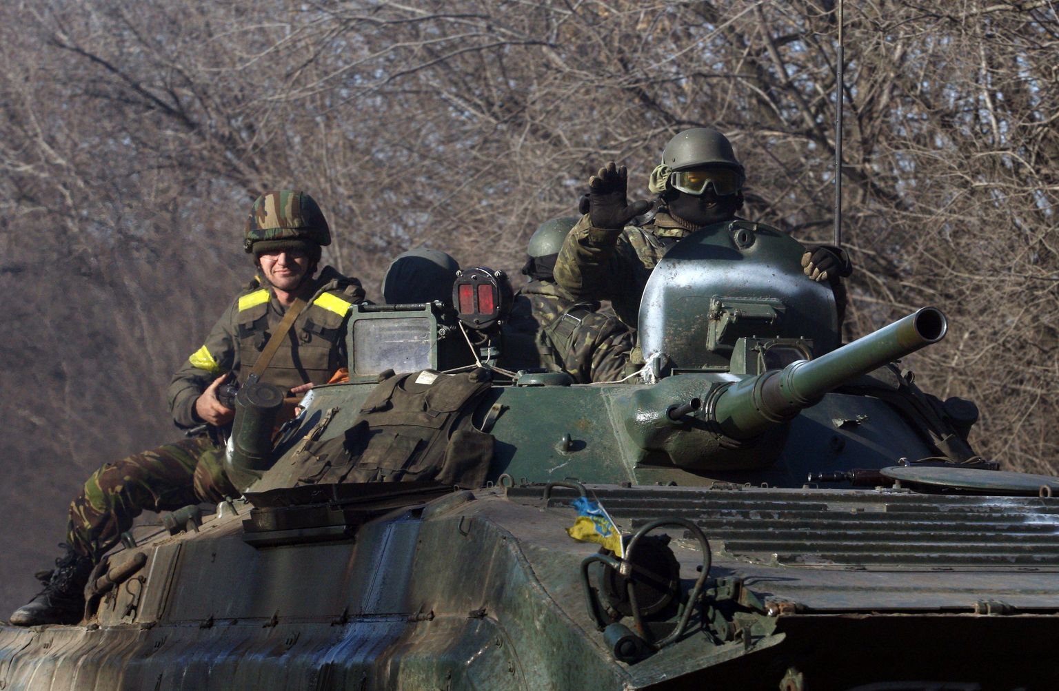 Ukraina võitlejad Artemivski lähedal