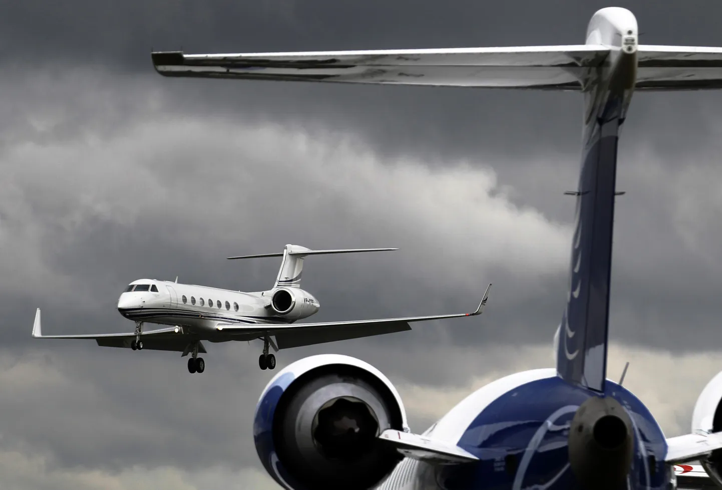 Самолет Gulfstream G550. Иллюстративное фото.