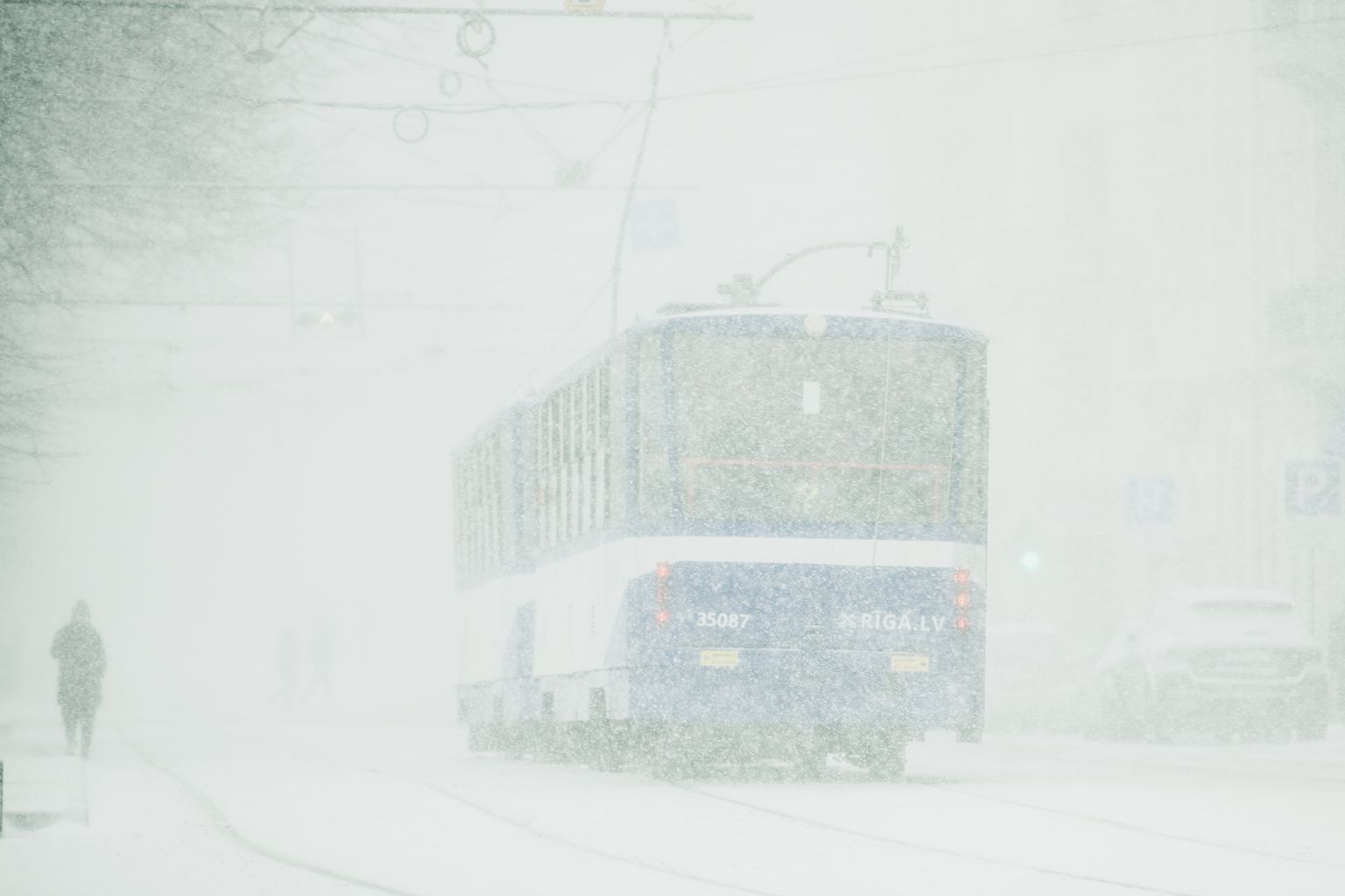 Sniegputenis Rīgā