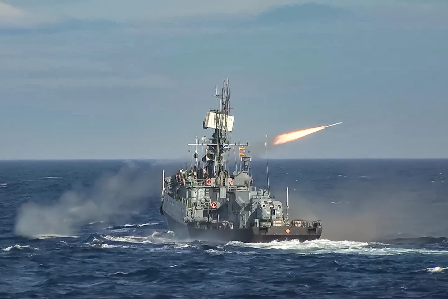 Российский военный корабль. Иллюстративное фото.