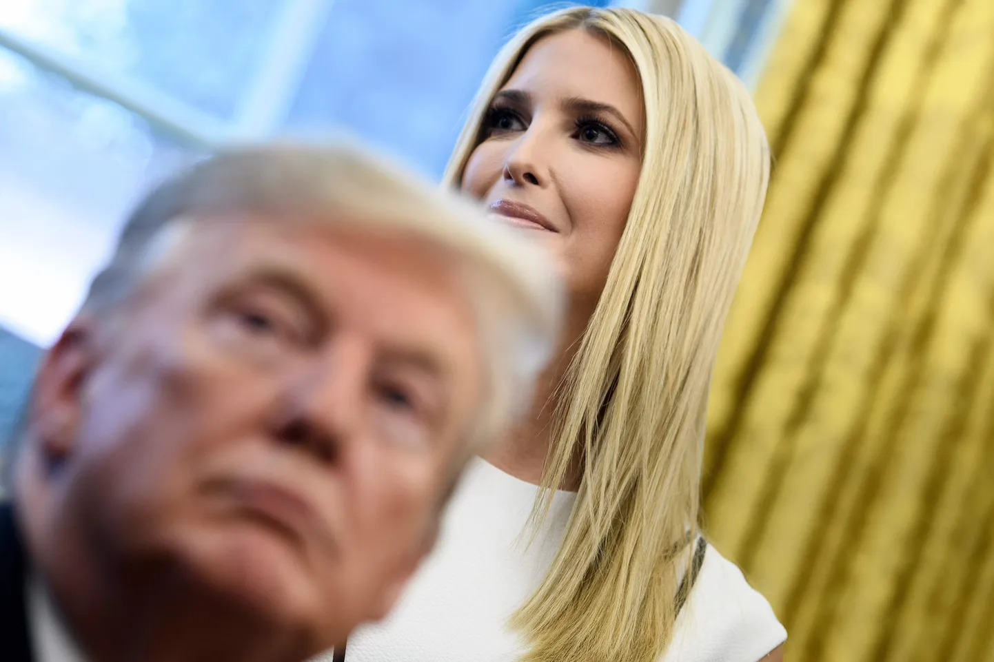 President Donald Trump (ees) ja tema tütar Ivanka.