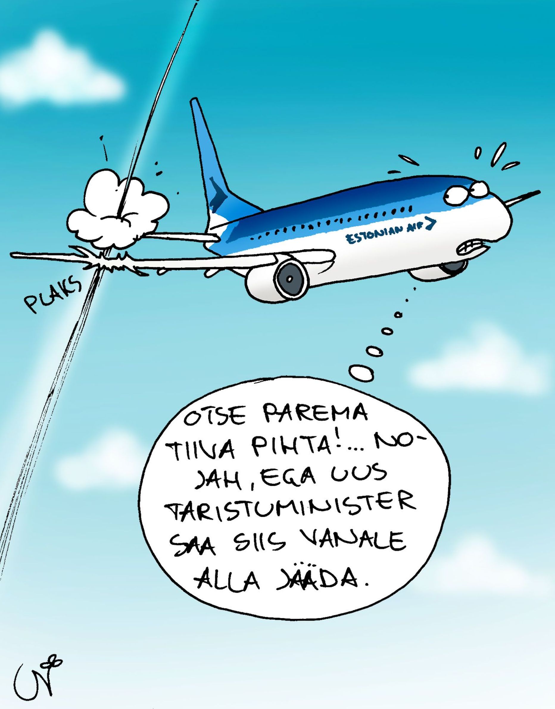 Tulevane taristu- ja majandusminister Urve Palo alustas obadusega rahvusliku lennukompanii Estonian Air pihta.