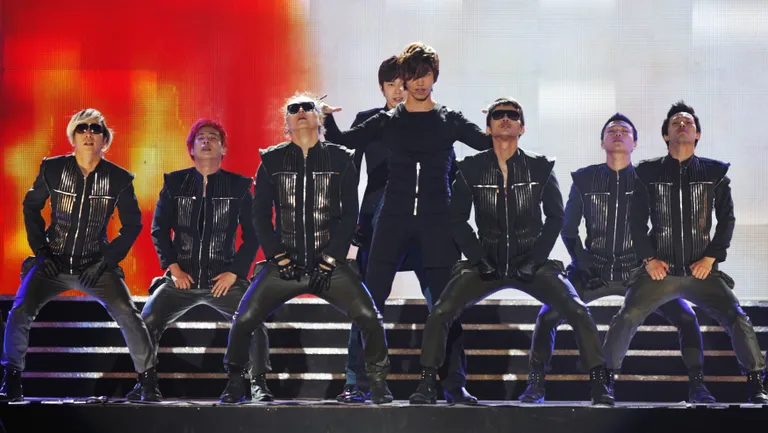 K-popi iidolgrupp TVXQ.