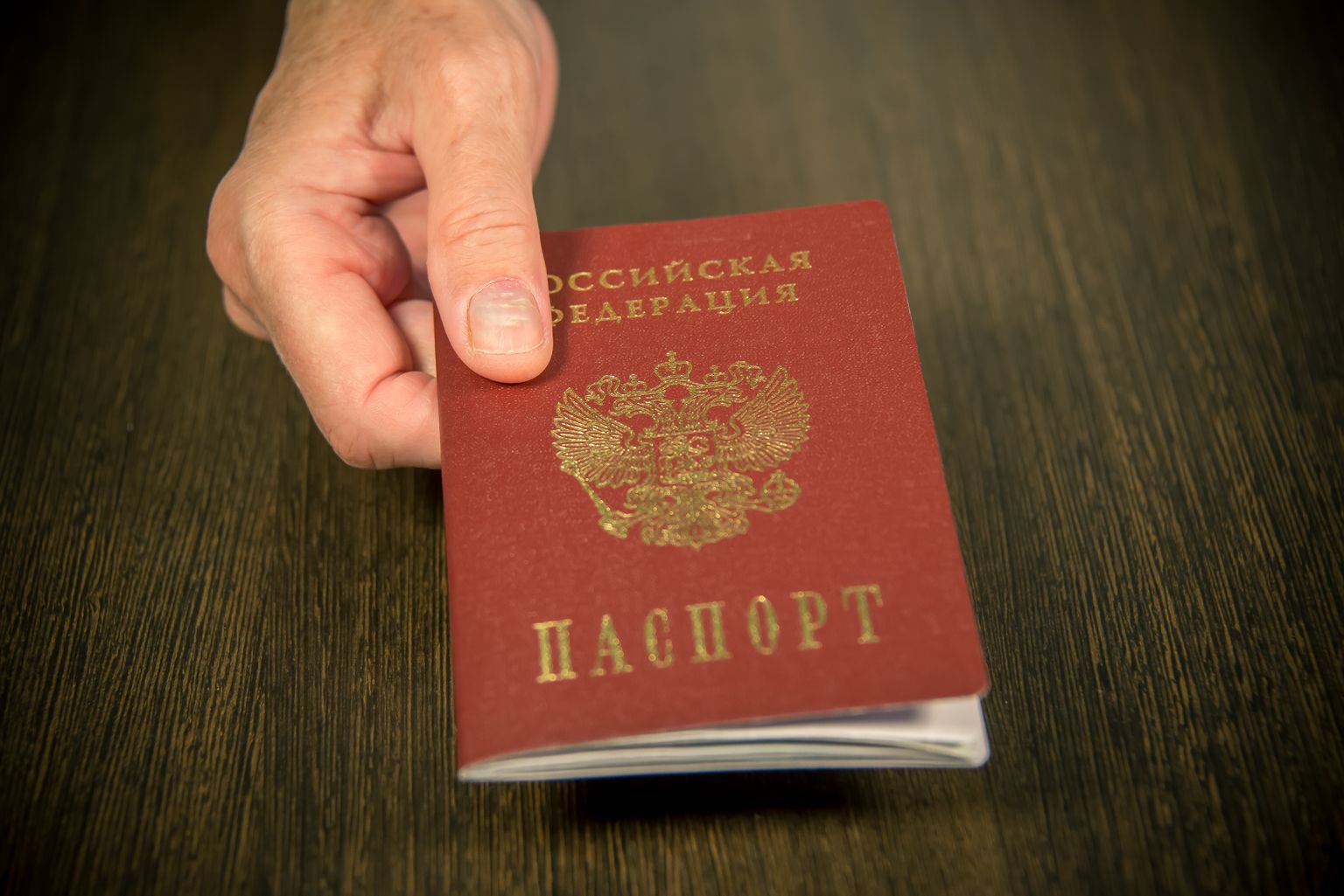Российский паспорт. Иллюстративное фото.