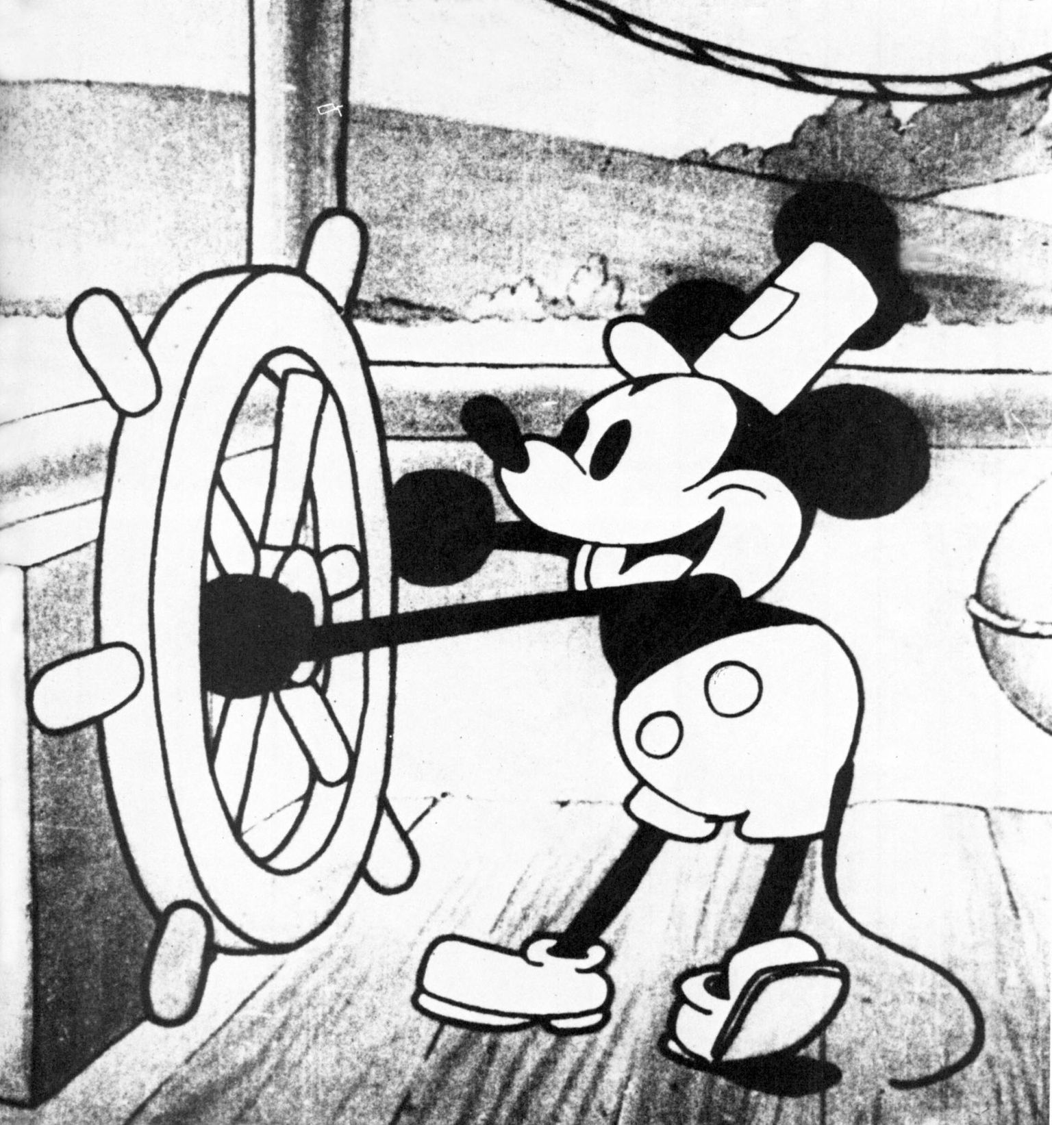 Miki-Hiir animatsioonis «Steamboat Willie».