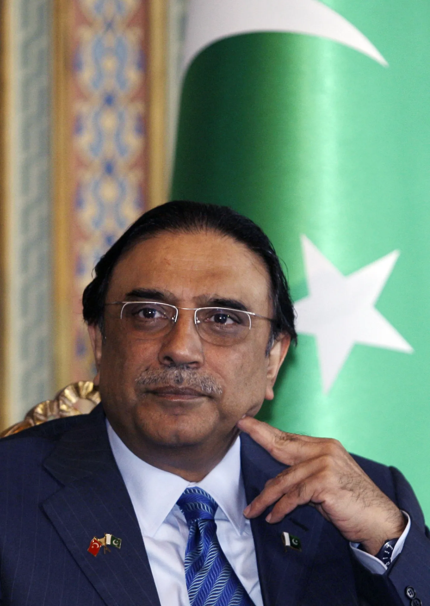 Pakistani president Asif Ali Zardari