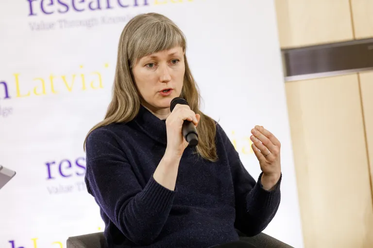 Latvijas Jauno zinātnieku apvienības priekšsēdētāja, Latvijas Biozinātņu un tehnoloģiju universitātes (LBTU) pētniece Antra Boča.
