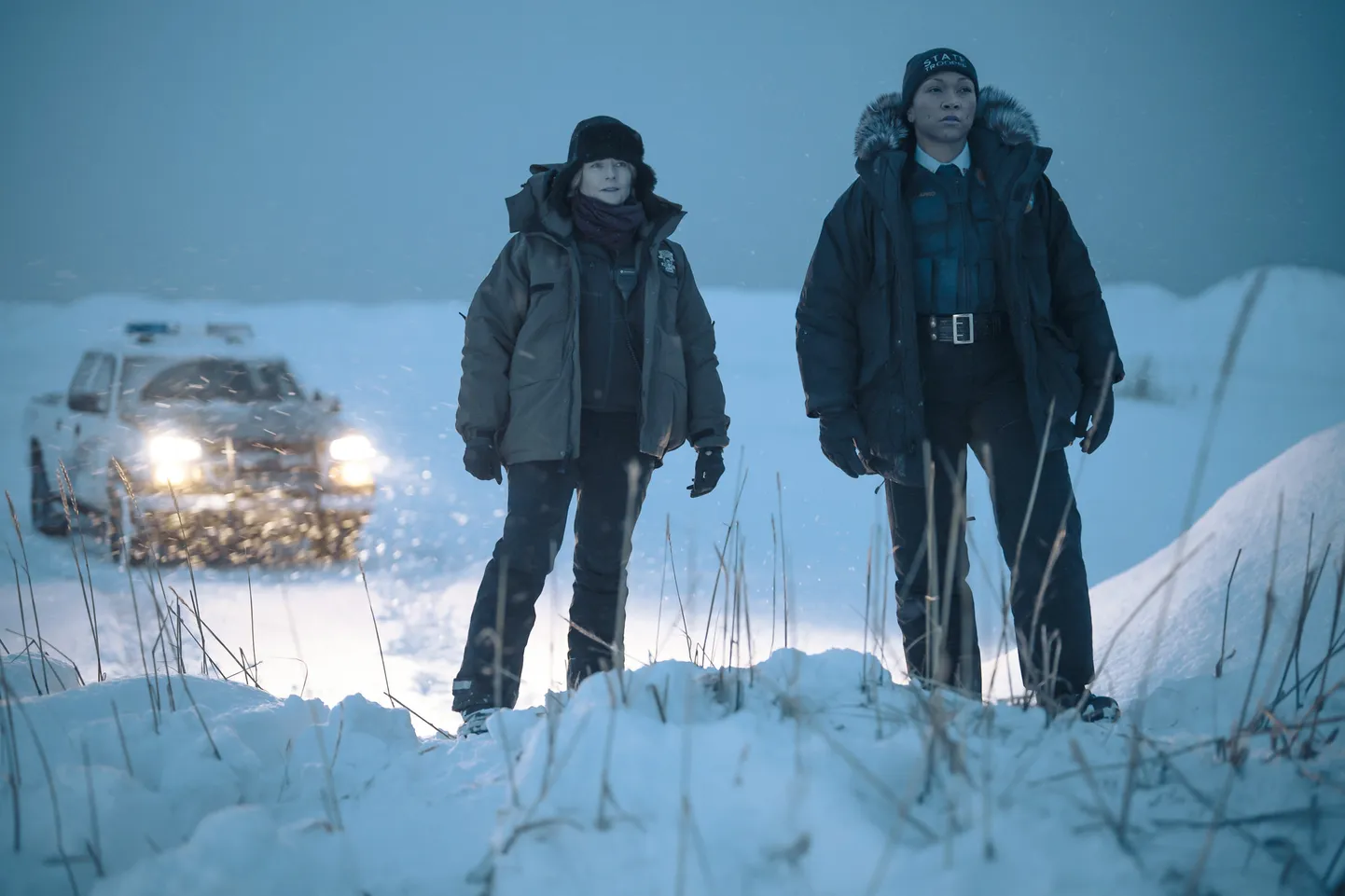 Джоди Фостер и Кали Рейс в четвертом сезоне сериала "Настоящий детектив"