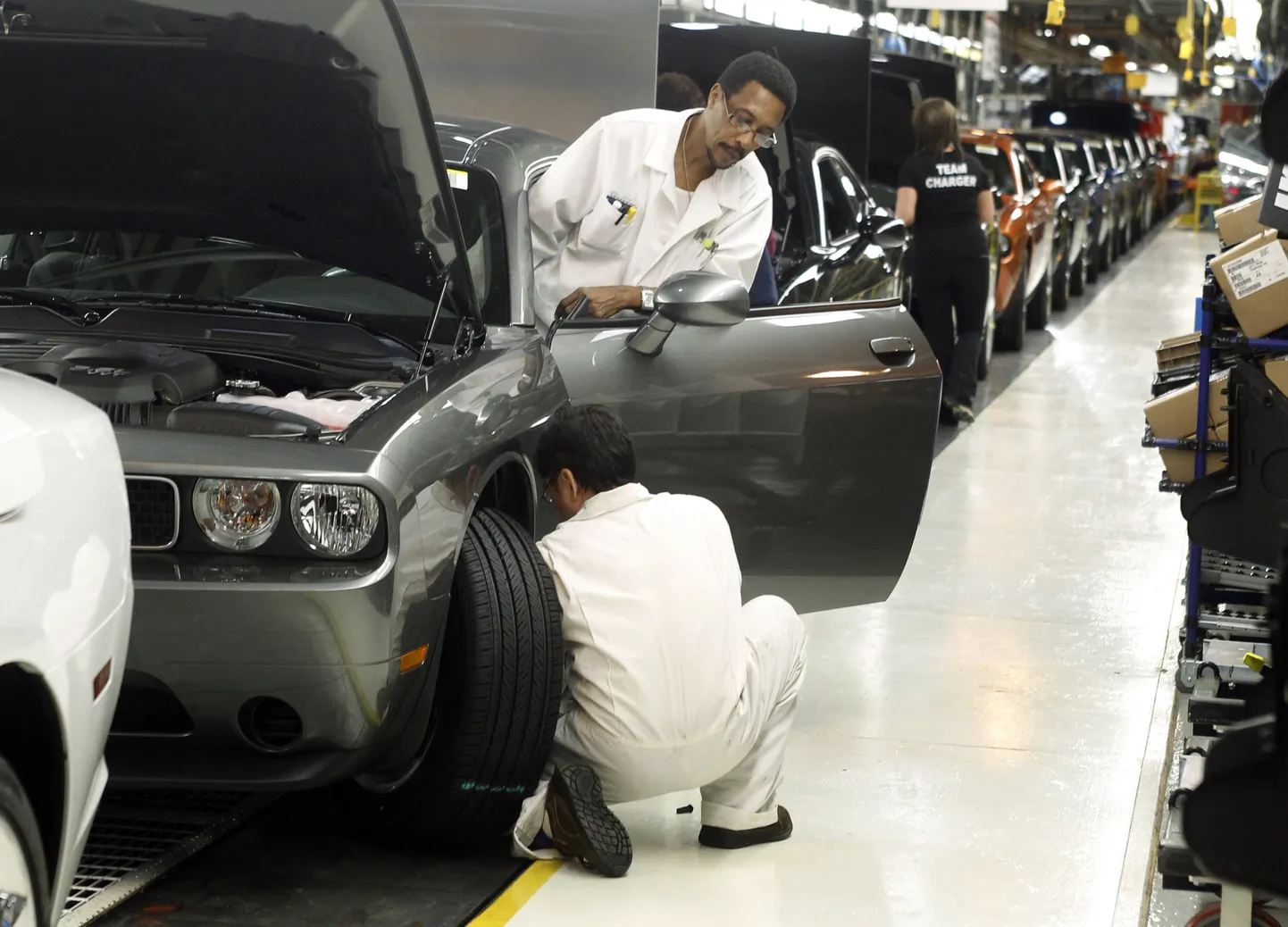Kanadas Bramptonis valmivad Chrysler Groupi tehases legendaarsed Dodge Chargerid ja Challengerid.