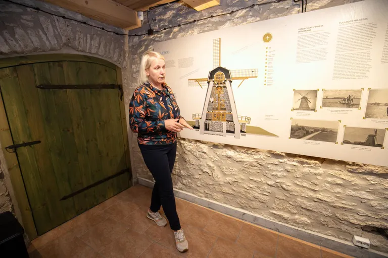 MTÜ Võivere Tuuleveski üks eestvedajaid Liivika Harjo pühendus sel nädalavahetusel veski külastajate võõrustamisele.