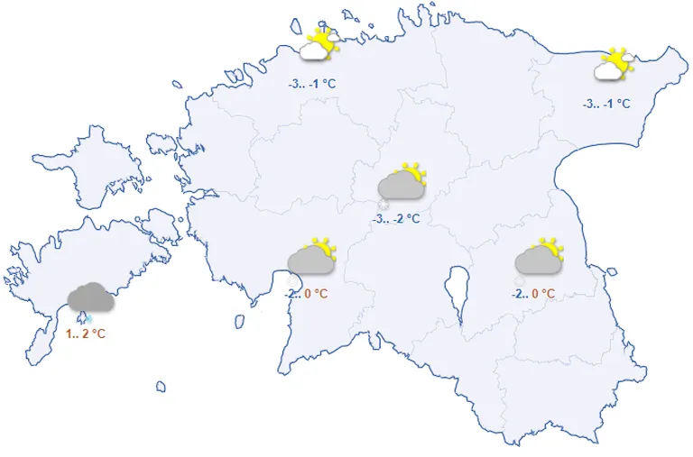 Ilm neljapäeval