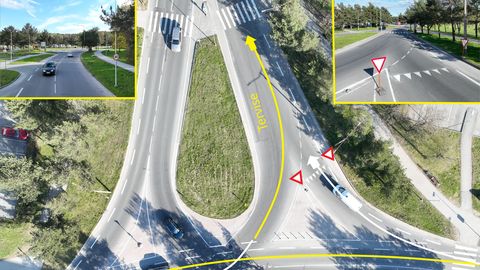Tallinnas Sütiste teel muutus liikluskorraldus