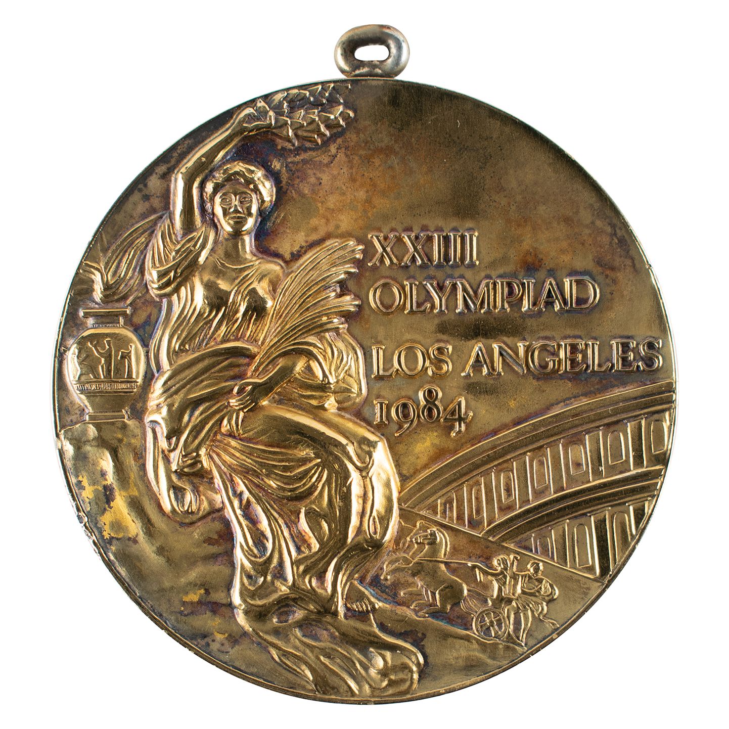 1984. aasta OM-i USA korvpallimeeskonna kuldmedal.