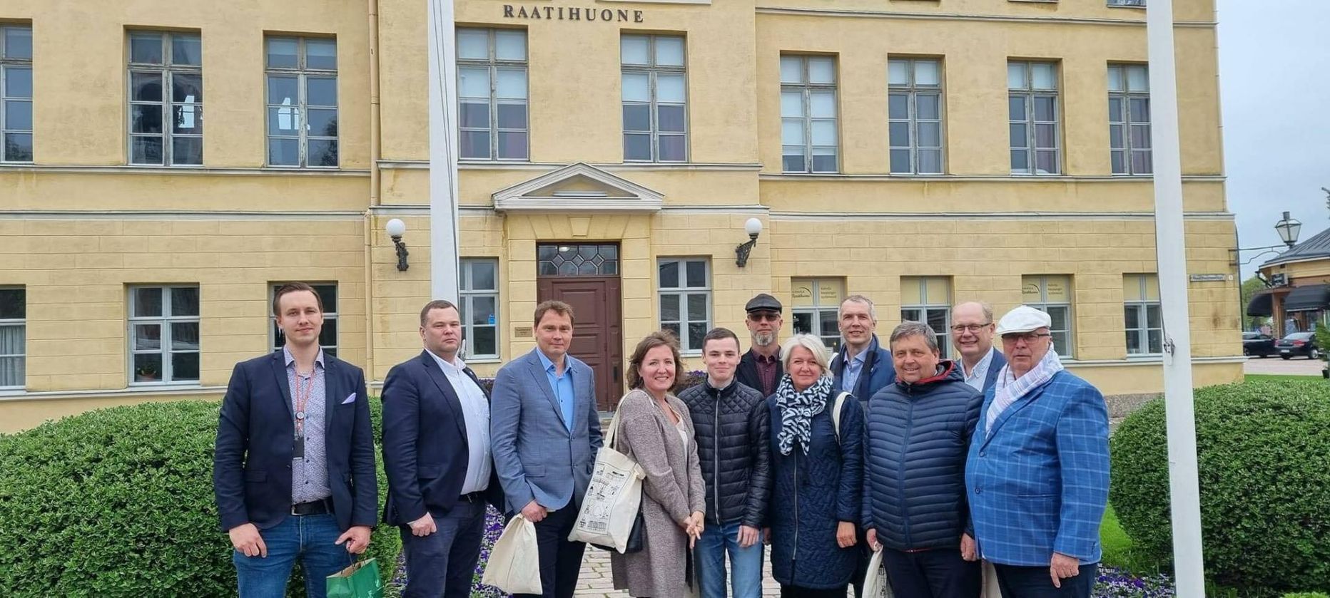 Lääne-Viru Omavalitsuste Liidu delegatsioon Kymenlaaksos.