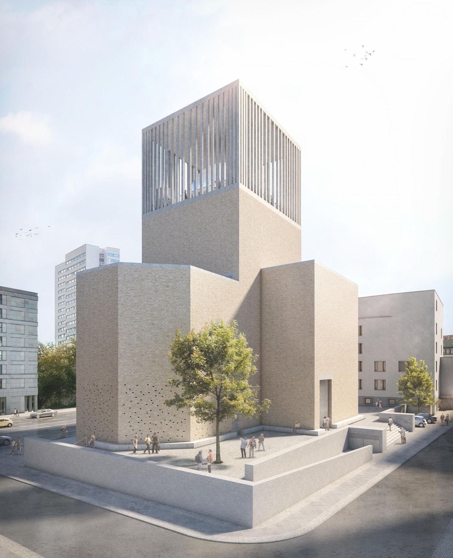 House of One kerkib Berliini südalinna ja koondab ühise katuse alla mošee, sünagoogi ja kiriku. 