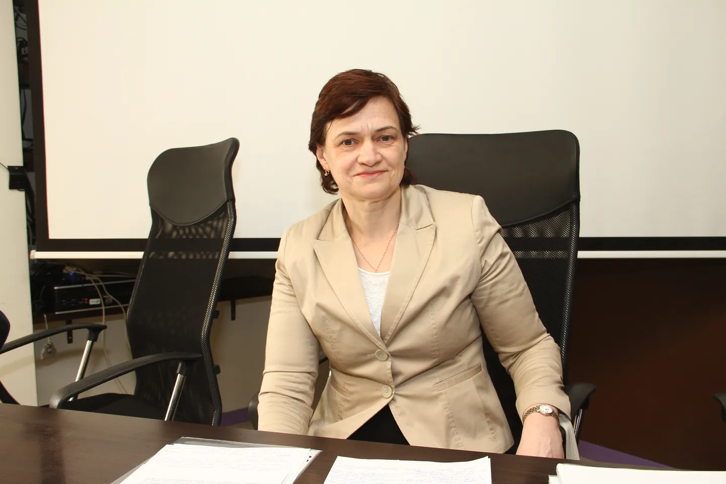 Директор Департамента социальной помощи Нарвы Елена Васильева.