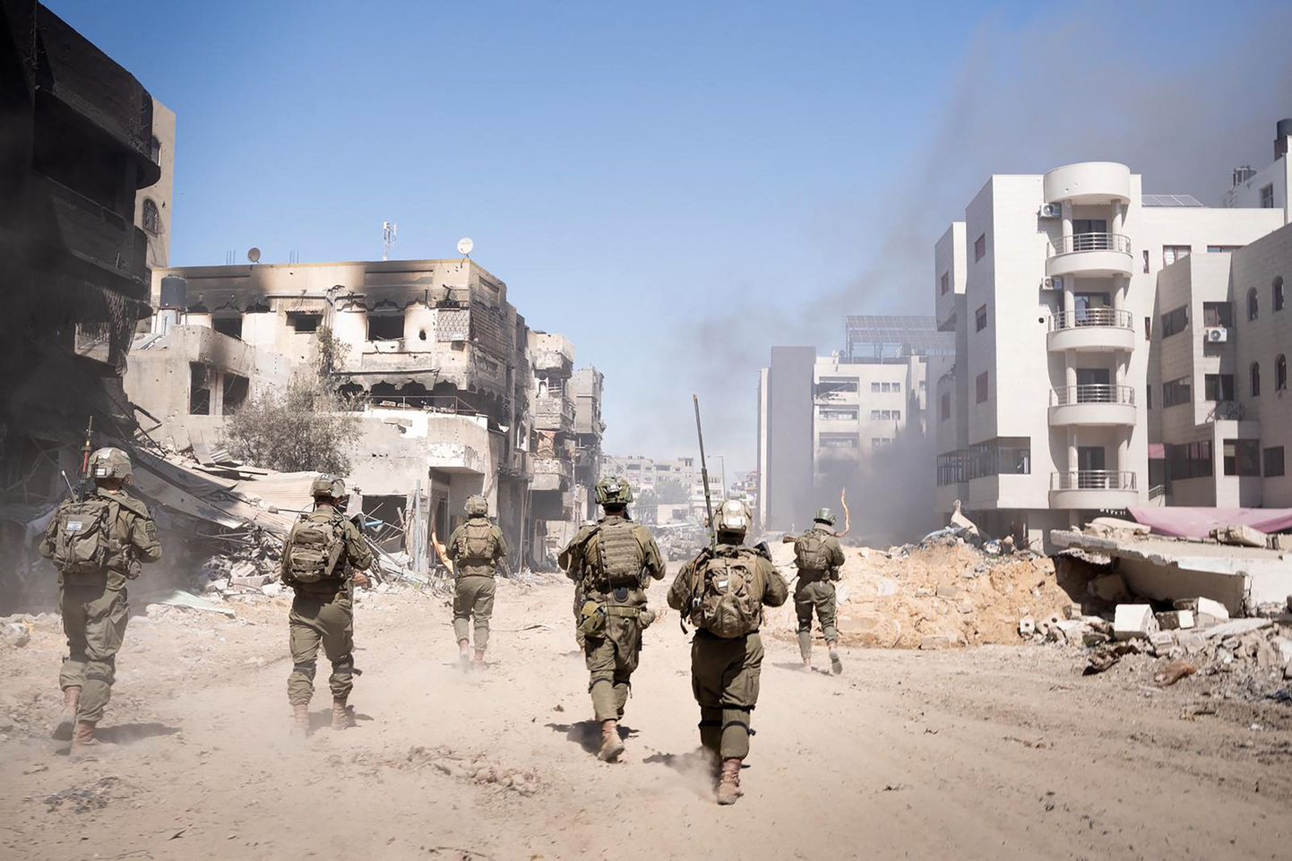 Iisraeli sõdurid Gaza sektoris.