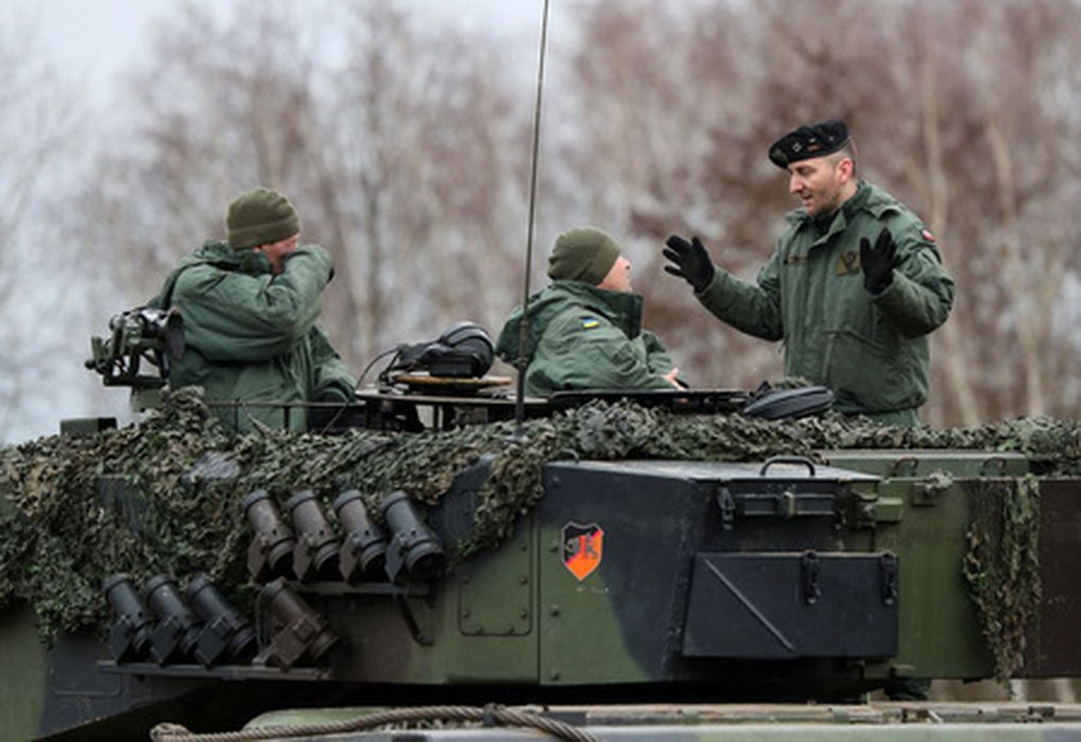 "Leopard 2" tanks. Ilustratīvs attēls