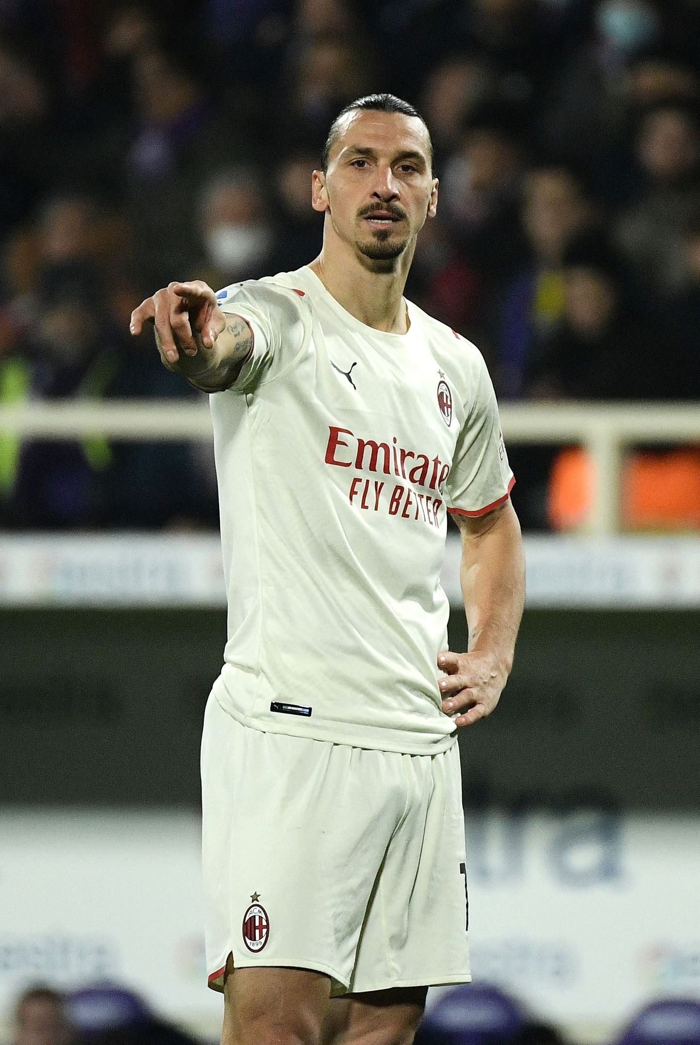 AC Milani ründetäht Zlatan Ibrahimovic.